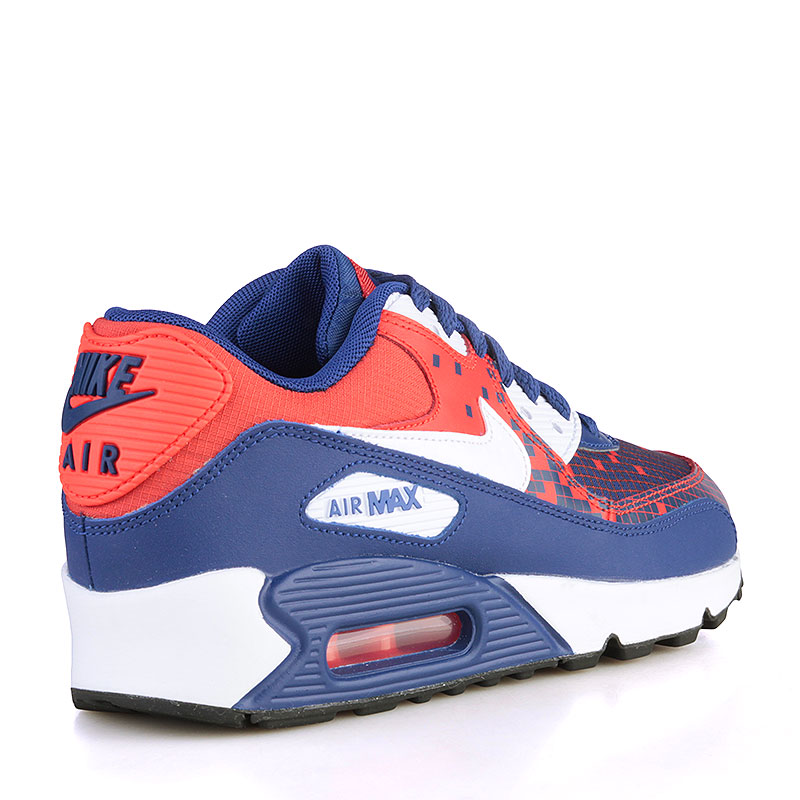 детские синие кроссовки Nike Air Max 90 Prem Mesh 724882-401 - цена, описание, фото 2